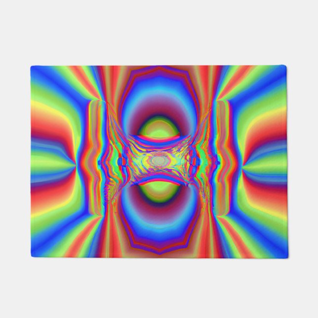 Digitale Kunst in Dimensionen Fußmatte (Vorderseite)
