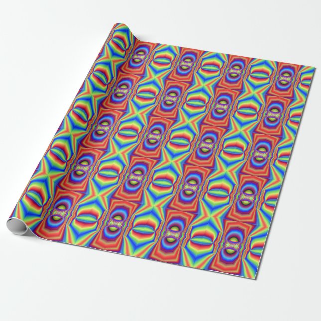 Digitale Kunst in Dimensionen Geschenkpapier (Ungerollt)