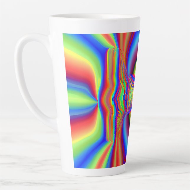 Digitale Kunst in Dimensionen Milchtasse (Links)