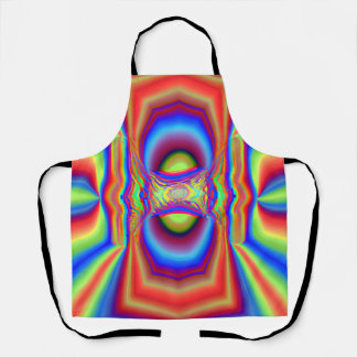 Digitale Kunst in Dimensionen Schürze