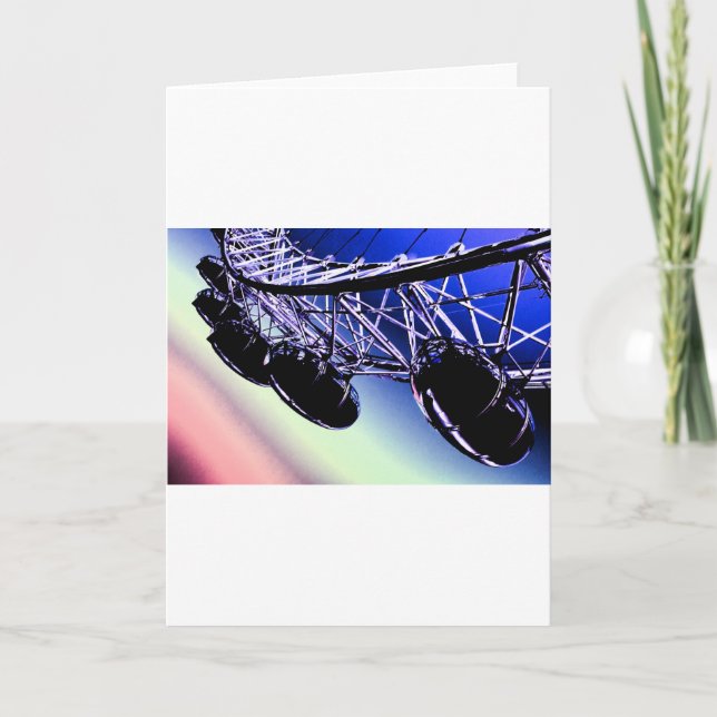 digitale Kunst Jahrtausendrad Londons Karte (Vorderseite)