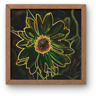 Digitale Kunst Leinwand Neon Natur