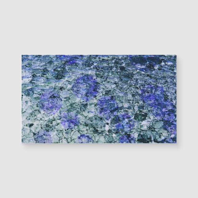 Digitale Kunst mit abstraktem Hintergrund Magnetkarte (Vorderseite)