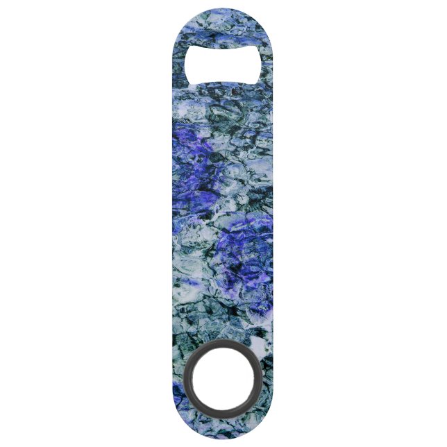 Digitale Kunst mit abstraktem Hintergrund Speed Flaschenöffner (Vorderseite)