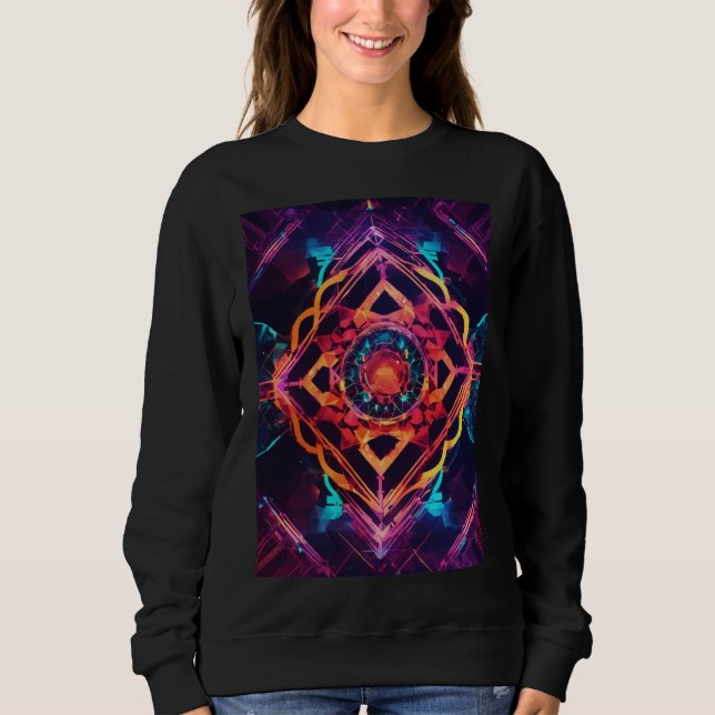 digitale Kunst Sweatshirt (Vorderseite)