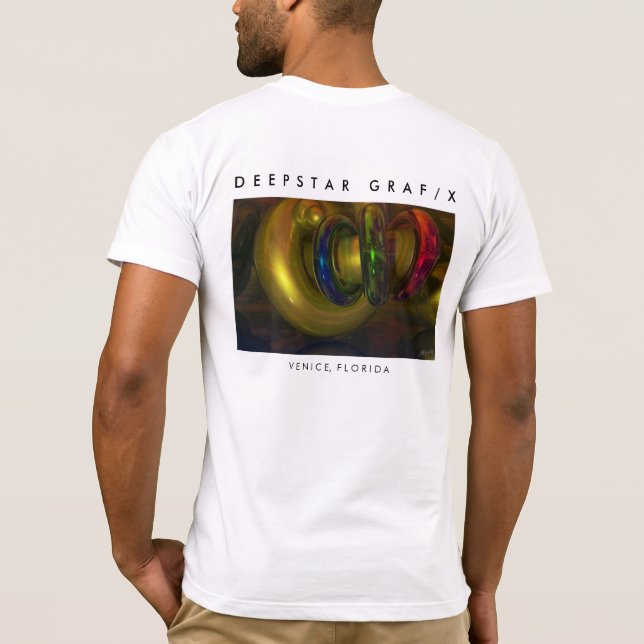 Digitale Kunst T-Shirt (Rückseite)