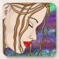 Digitale Kunst | Traurige Lady Deep in Thread