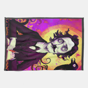 Digitale Kunst Vintage Edgar Allan Poe Rabe Geschirrtuch