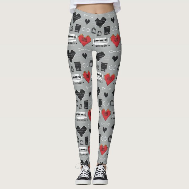 Digitale Liebe Leggings (Vorderseite)