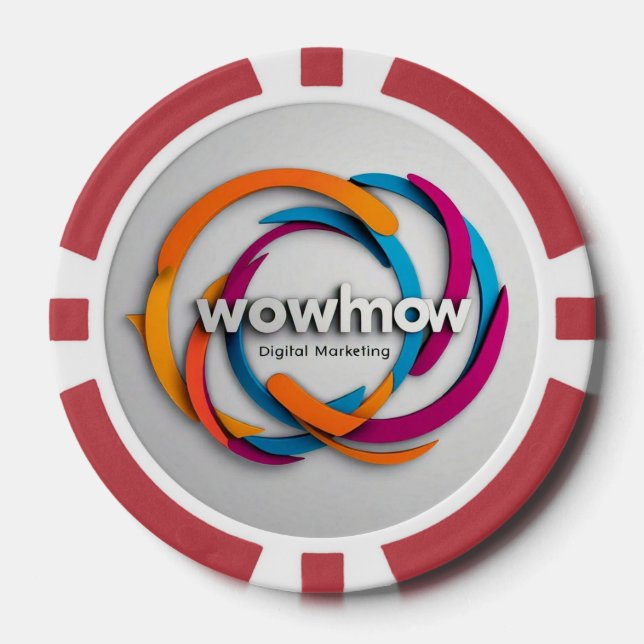 "Digitale Lösungen" Pokerchips (Vorderseite)