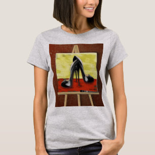 Digitale Malerei eines Gemäldes von Schwarzen Sti T-Shirt