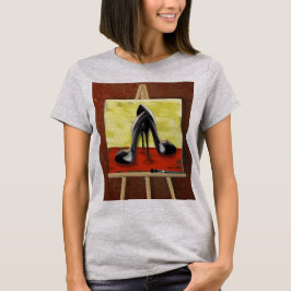 Digitale Malerei eines Gemäldes von Schwarzen Stil T-Shirt