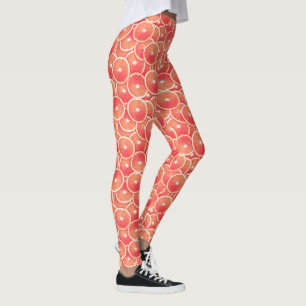 Digitale Montage der rosa Grapefruitschlacke Leggings