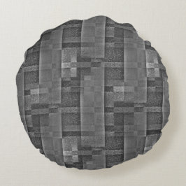 Digitale Montage von Matte-Granit-Marmor Rundes Kissen