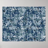 Digitale Navy-Camouflage-Camouflage-Dekoration