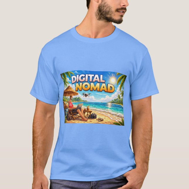 Digitale Nomaden-Brauerei T-Shirt (Vorderseite)