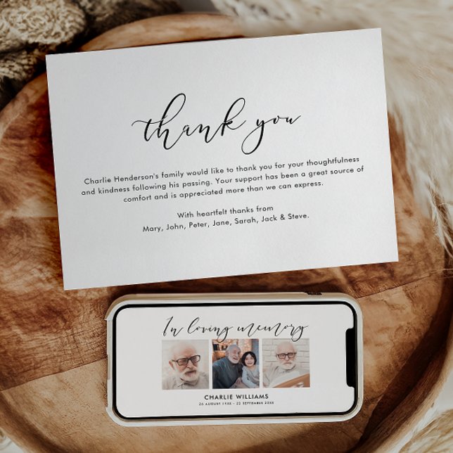 Digitale oder Gedruckte Dankeskarten für Beileidsb Karte (Von Creator hochgeladen)