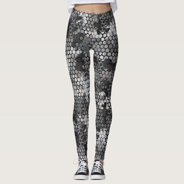 "DIGITALE STÄDTISCHE CAMOUFLAGE" LEGGINGS (Vorderseite)