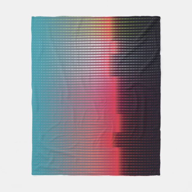 Digitale Stadtplätze: futuristische Weichheit. Fleecedecke (Vorderseite)