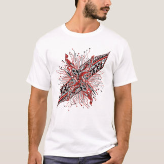 Digitale Stammesklinge T-Shirt