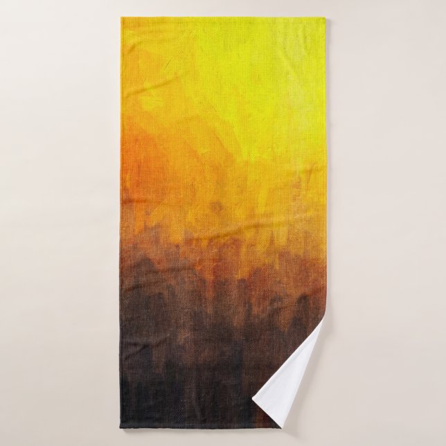 Digitale Struktur der Malerei. Abstrakte Kunst Badehandtuch (Badehandtuch)