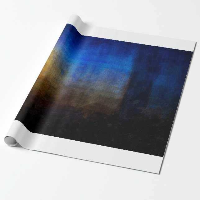 Digitale Struktur der Malerei. Abstrakte Kunst Geschenkpapier (Ungerollt)