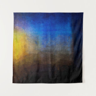 Digitale Struktur der Malerei. Abstrakte Kunst Wandteppich