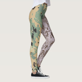 Digitale Tarnung – Doppelte Tarnung Leggings