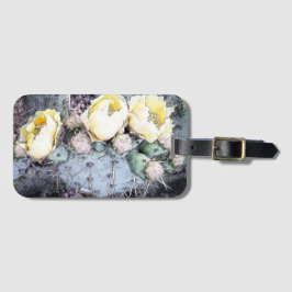 Digitale Tintenaufnahme der Cactus Blume Gepäckanhänger