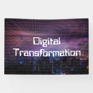 Digitale Transformation für Geschäftsbanner Banner