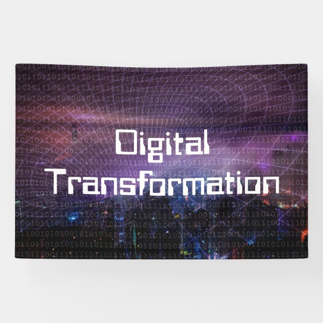 Digitale Transformation für Geschäftsbanner Banner (Horizontal)