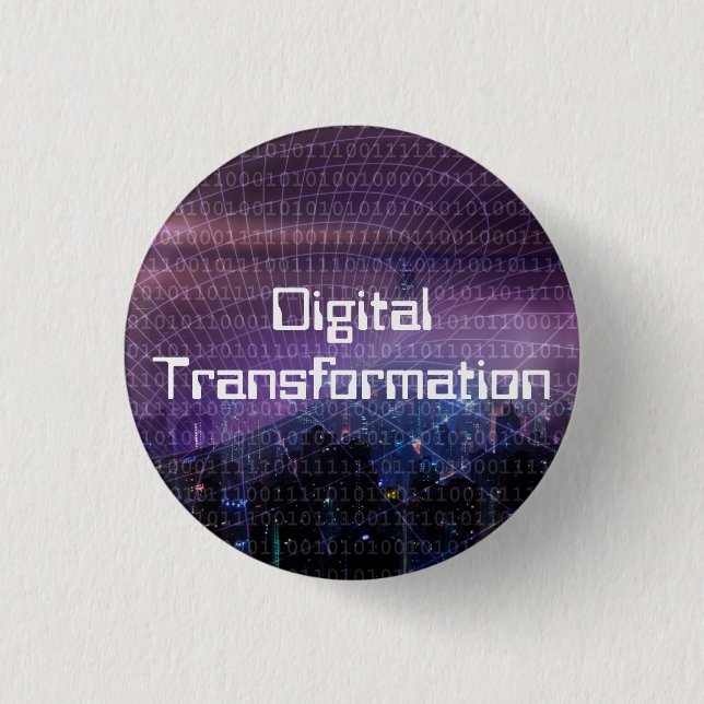 Digitale Transformation für Unternehmen Button (Vorderseite)