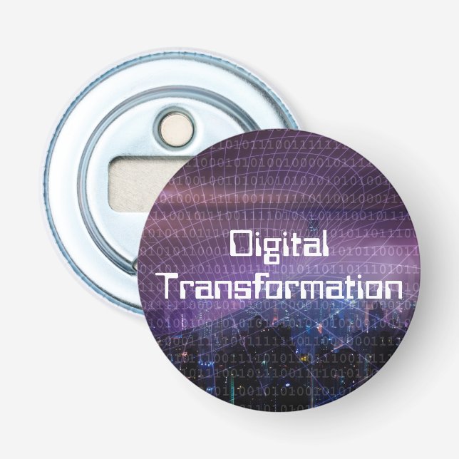 Digitale Transformation für Unternehmen Flaschenöffner (Vorderseite)