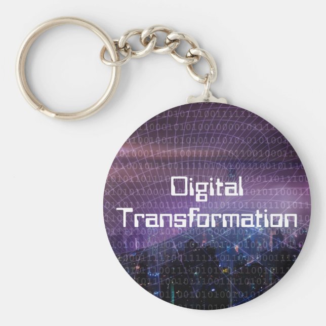 Digitale Transformation für Unternehmen Schlüsselanhänger (Vorne)