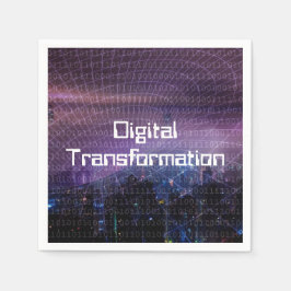 Digitale Transformation für Unternehmen Serviette