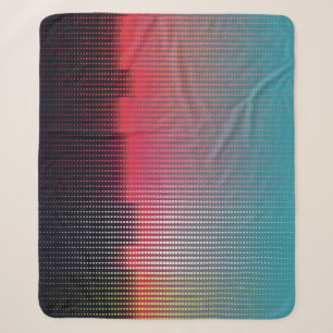 Digitale urbane Quadrate: futuristische Unschärfe. Sherpadecke