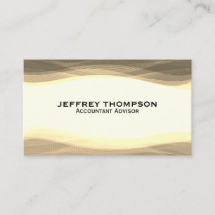 Digitale Waves   Kreatives Abstrakt Visitenkarte