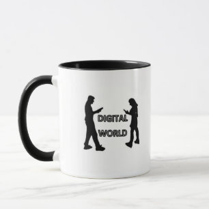 Digitale Welt Tasse