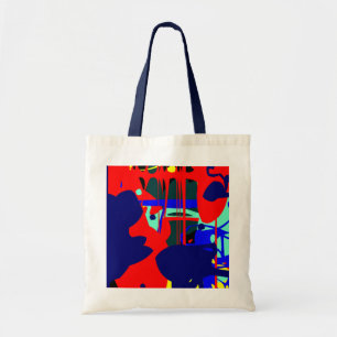 Digitaler abstrakter Expressionist 08 Tragetasche