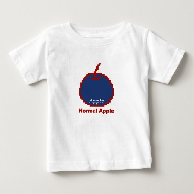 Digitaler Apple Baby T-shirt (Vorderseite)