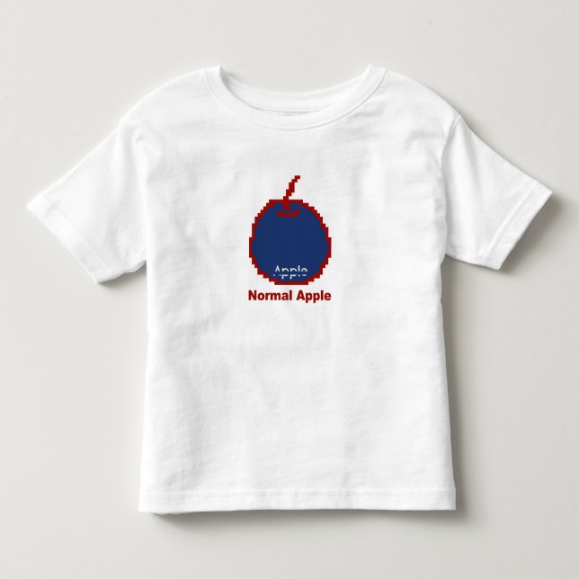 Digitaler Apple Kleinkind T-shirt (Vorderseite)