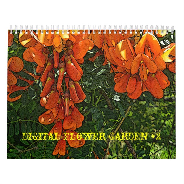 Digitaler Blumengarten Calendar #2 Kalender (Titelbild)