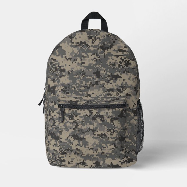Digitaler Camouflage-Druck für die militärische Ca Bedruckter Rucksack (Vorderseite)