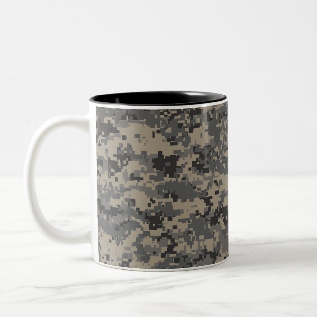 Digitaler Camouflage-Druck für die militärische Ca Zweifarbige Tasse (Links)