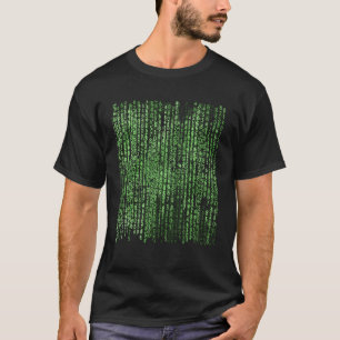 Digitaler Code: Grüner digitaler Regen - Krypto Te T-Shirt