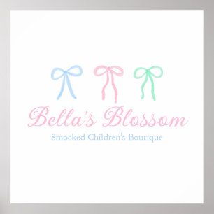 Digitaler Download von Preppy-Wasserfarben-Boxen-L Poster