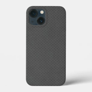 Digitaler Druck auf perforiertem grauem Leder Case-Mate iPhone Hülle
