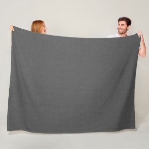 Digitaler Druck auf perforiertem grauem Leder Fleecedecke