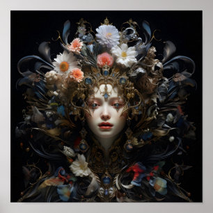 Digitaler Druck der barocken Kunst Poster