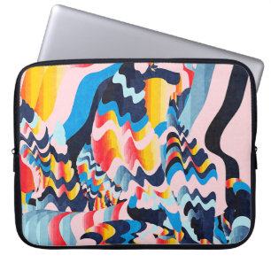 digitaler Glitterkunst-Hintergrund Laptopschutzhülle